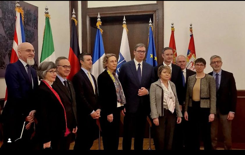 Vučić sa ambasadorima Kvinte o ZSO 14