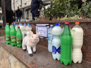 Završen protest proizvođača mleka ispred Ministarstva poljoprivrede 2