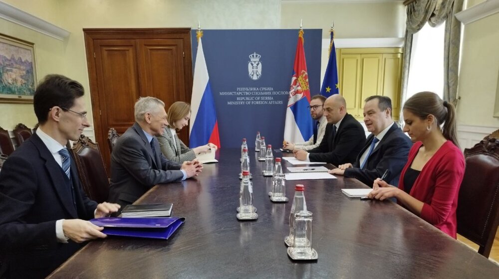 Dačić i Bocan-Harčenko razmenili čestitke povodom 185 godina od uspostavljanja diplomatskih odnosa 1