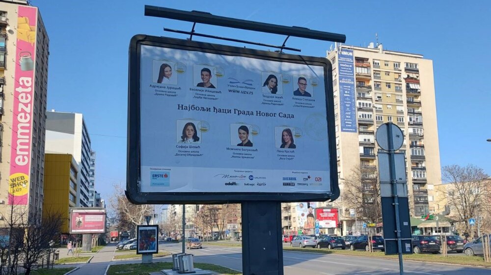Najbolji đaci osnovnih i srednjih škola na bilbordima u Novom Sadu 1