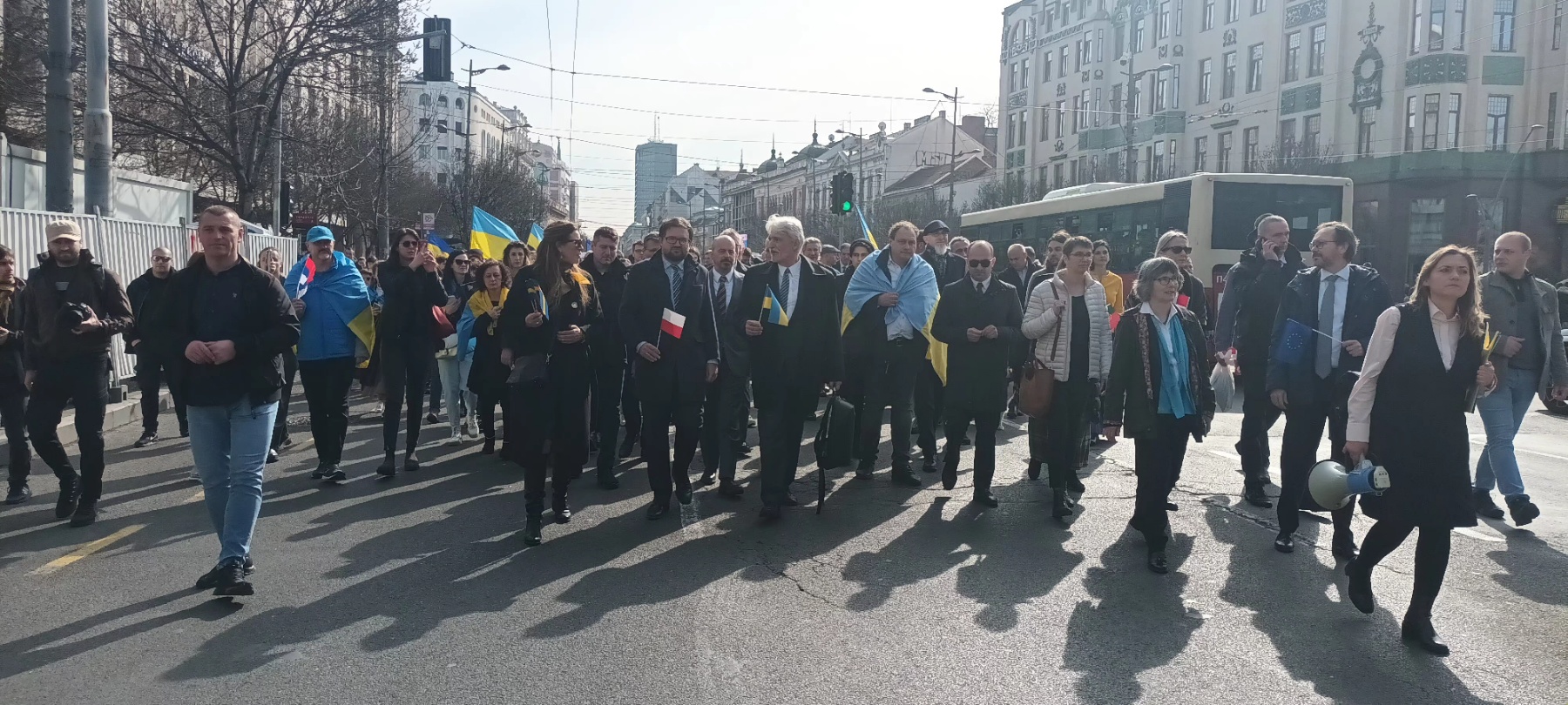 U Beogradu održan "Marš podrške Ukrajini" (FOTO) 2