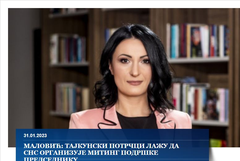 Vladanka Malović: Ne organizujemo miting ispred Skupštine, neće nas doći 300.000 1