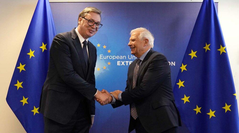 Borelj i Lajčak održali odvojene sastanke sa Vučićem i Kurtijem u Briselu 1