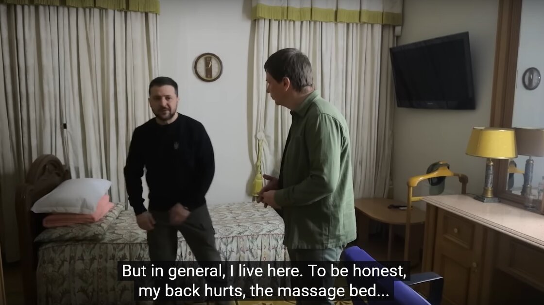 Zelenski otvorio vrata svog bunkera u Kijevu: Prostorije u kojim ukrajinski predsednik živi godinu dana (FOTO, VIDEO) 3