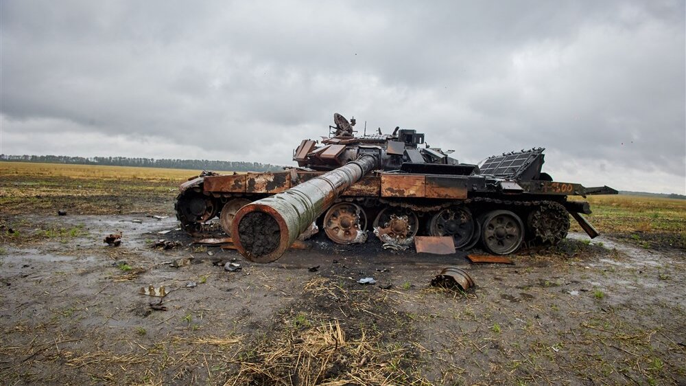 napušten ruski tenk
