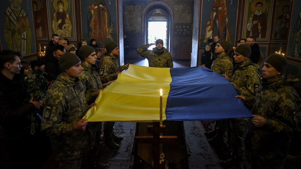 sahrana ukrajinskog vojnika