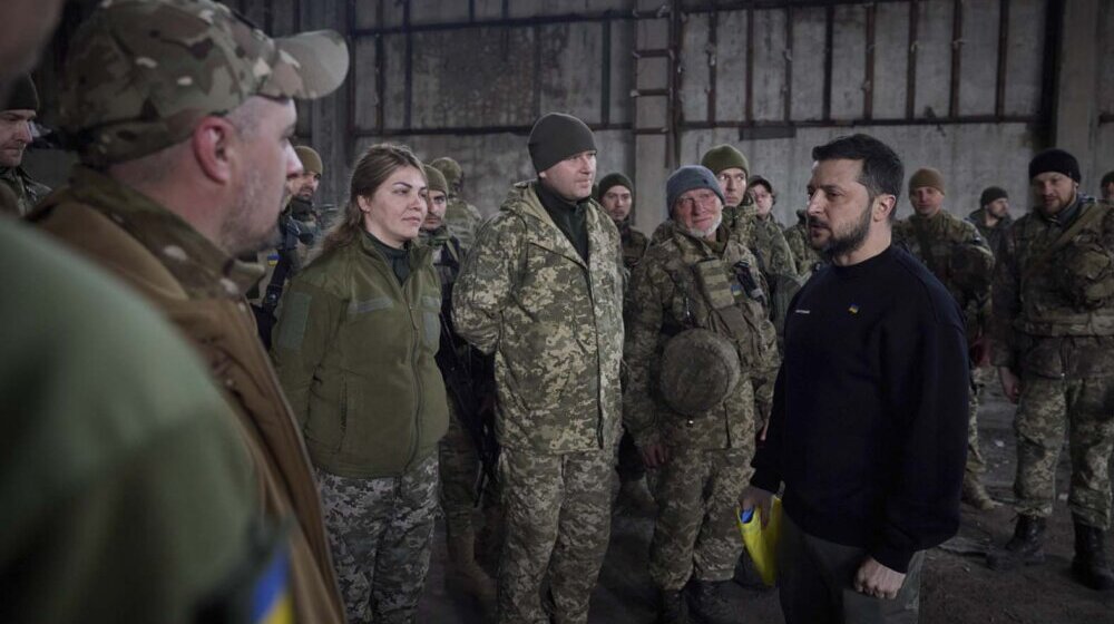 Zelenski obišao liniju fronta na istoku Ukrajine 1