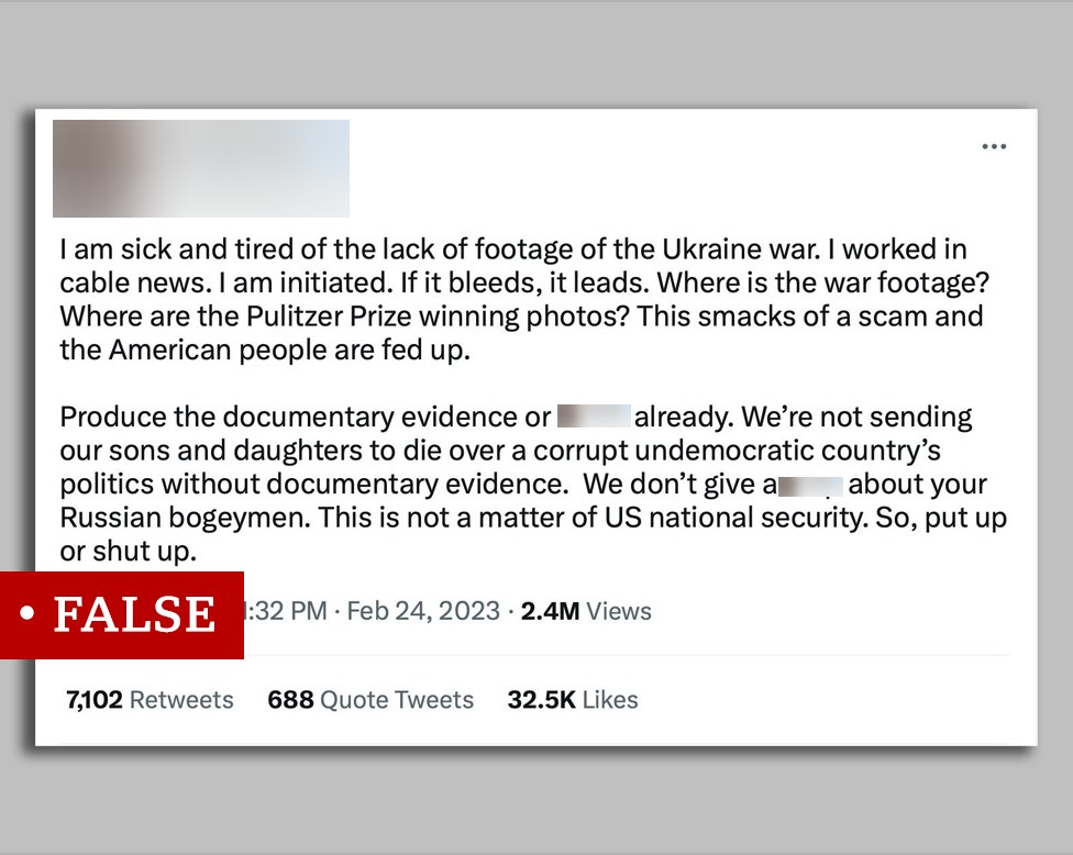 Rusija i Ukrajina: Sve više viralnih teorija zavere koje tvrde da invazija ne postoji 2 Tviter