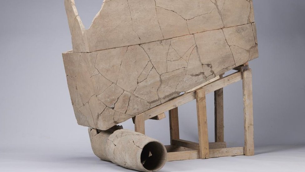 Kina i arheologija: Naučnici na tragu najstarije toalet šolja na svetu 1 Image of what could be the world's oldest flushing toilet, discover in Xi'an, China