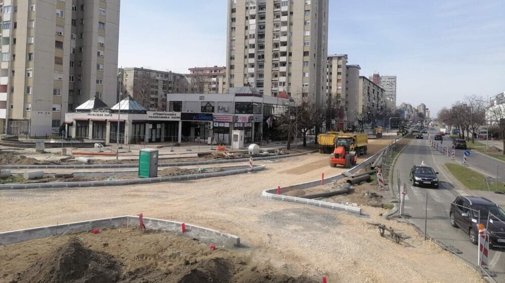 Nazire se kraj radovima na "turbo" kružnom toku u Novom Sadu: Deo ulice i dalje zatvoren za saobraćaj 2