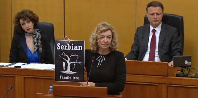 Poslanica u Saboru Hrvatske: Ova slika je školski primer mržnje prema Srbima 2 Poslanica u Saboru Hrvatske: Ova slika je školski primer mržnje prema Srbima 2