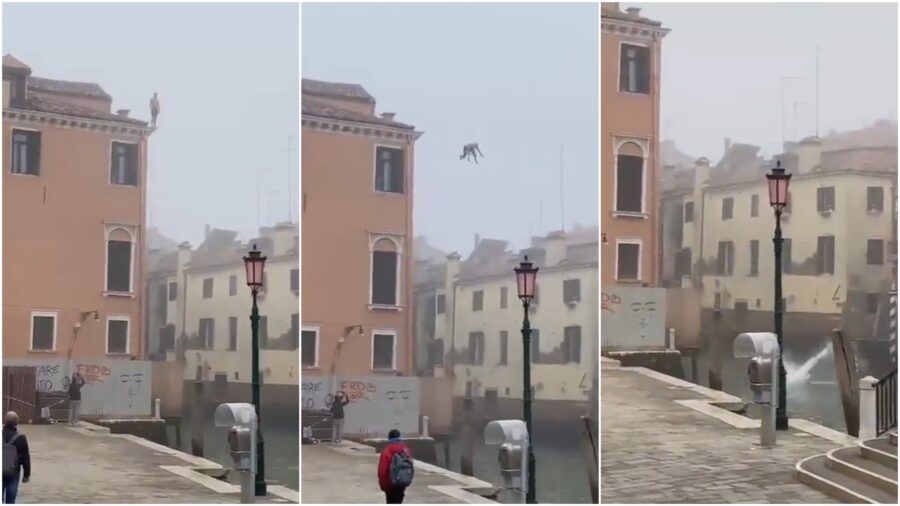 Turista skočio sa krova palate u venecijanski kanal (VIDEO) 1