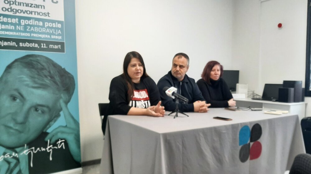 Skup u Zrenjaninu povodom 20 godina od ubistva Zorana Đinđića 1