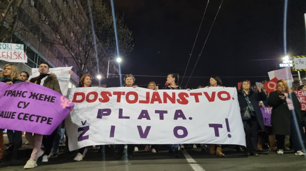 Protest povodom osmog marta: Ženama je ukradeno dostojanstvo 1