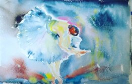 "Slikanje akvarela meni jeste igra": Tatjana Karabašević za Danas o tome što je ušla u izbor 100 najboljih akvarelista Kanade 7