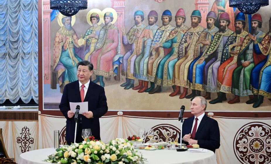Kineski predsednik Si Đinping otputovao avionom iz Moskve, svečan ispraćaj na aerodromu Vnukovo 1