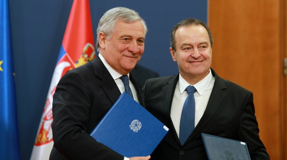 Zajednička sednica vlada Srbije i Italije u Beogradu 1