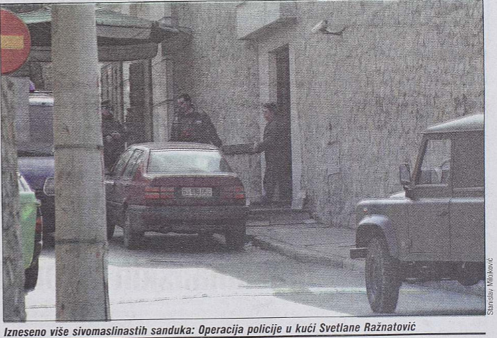 Kako je Ceca Ražnatović nakon Đinđićevog ubistva uhapšena u "Sablji" 2