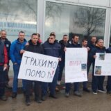 Protest radnika JKP "Vodovod i kanalizacija" u Kragujevcu zbog loših uslova rada 12