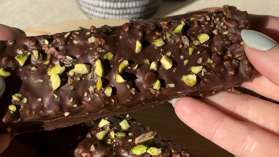 Vege recept: Karamel čokoladice sa pistaćima 1