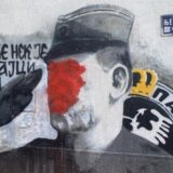 Bačena crvena farba na murale Ratka Mladića i Draže Mihailovića (FOTO) 10