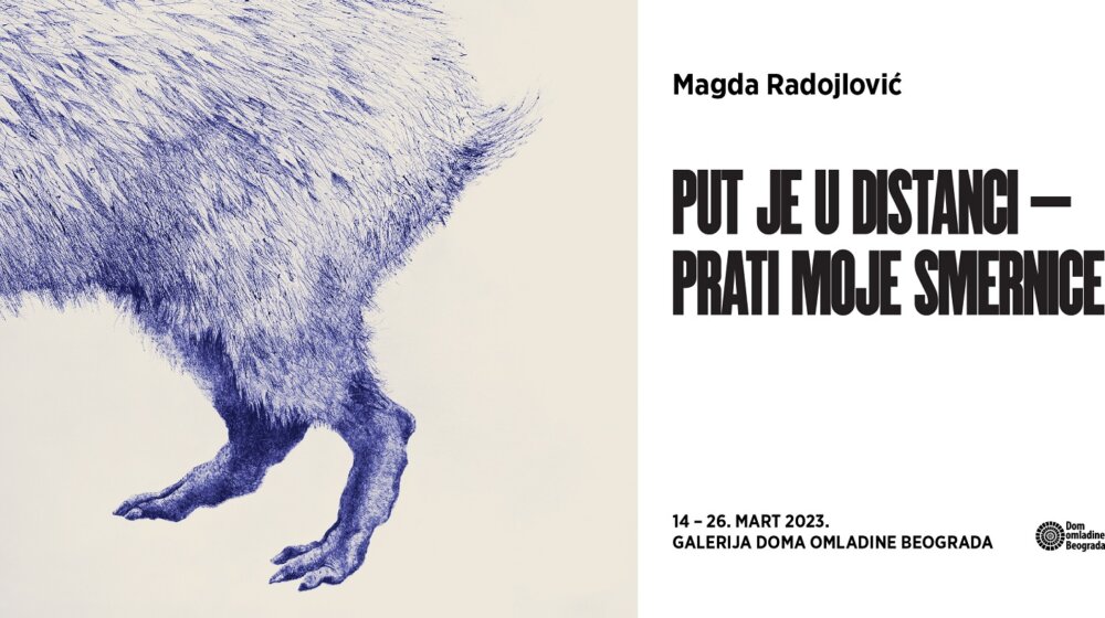 Izložba „Put je u distanci - prati moje smernice" Magde Radojlović u Galeriji DOB 1