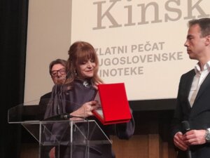 Zlatni pečat Jugoslovenske kinoteke i ovacije Nastasji Kinski: Potreban nam je mir i vera u ljude, poručila slavna glumica 2