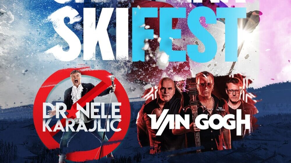 Dr Nele Karajlić i grupa Van Gogh na prvom Jahorina SKI Festu 1