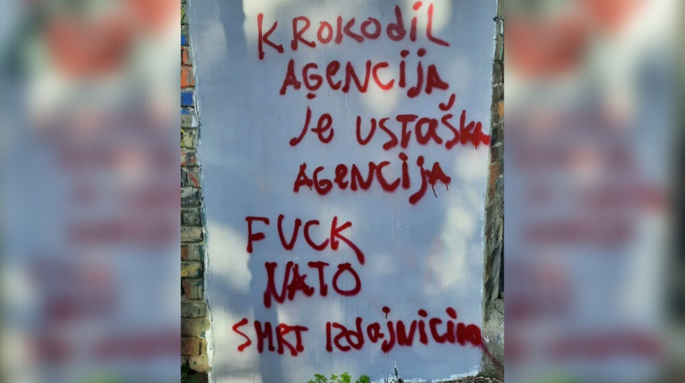 Napadnute prostorije udruženja KROKODIL: Kamere snimile vandale, jedan se vratio da slika 1