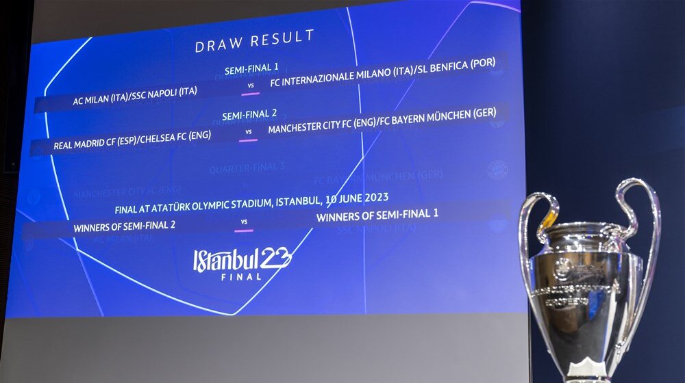 Izvučeni parovi četvrtfinala Lige šampiona: Mančester siti i Bajern u finalu pre finala 1