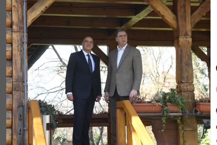 Grčki ministar Dendijas u Beogradu posle posete Kosovu i dogovora u Ohridu 1