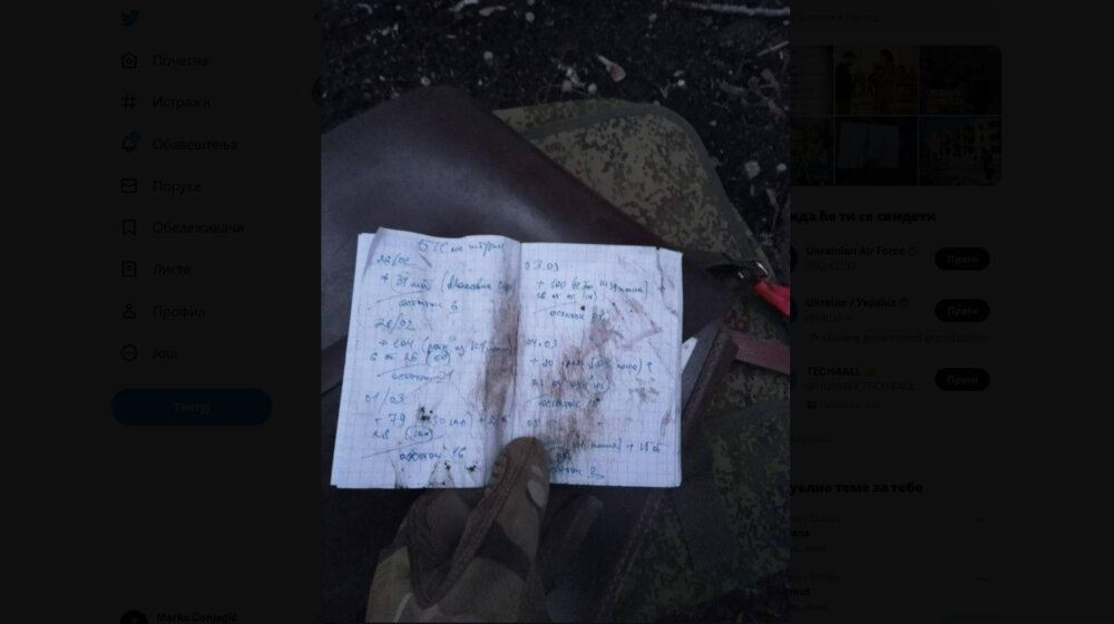 Ukrajinsko ministarstvo objavilo stranice dnevnika zarobljenog ruskog oficira: 100 vojnika je krenulo u napad, ostalo ih 16 1