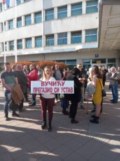 foto, protest povodom nato bombardovanja 3, foto dveri “Vučić je sada opravdao divljačku NATO agresiju”: Protest u Nišu povodom bombardovanja Srbije 4