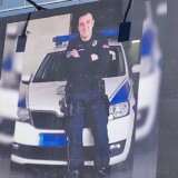 U čast poginulog policajca Ivana Đurđevca PU Zaječar postavila bilbord u centru grada 2