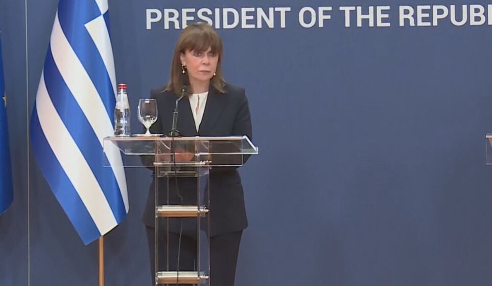 Grčka predsednica podržava sporazum iz Ohrida, Vučić ubeđen da je Čomski u pravu 1