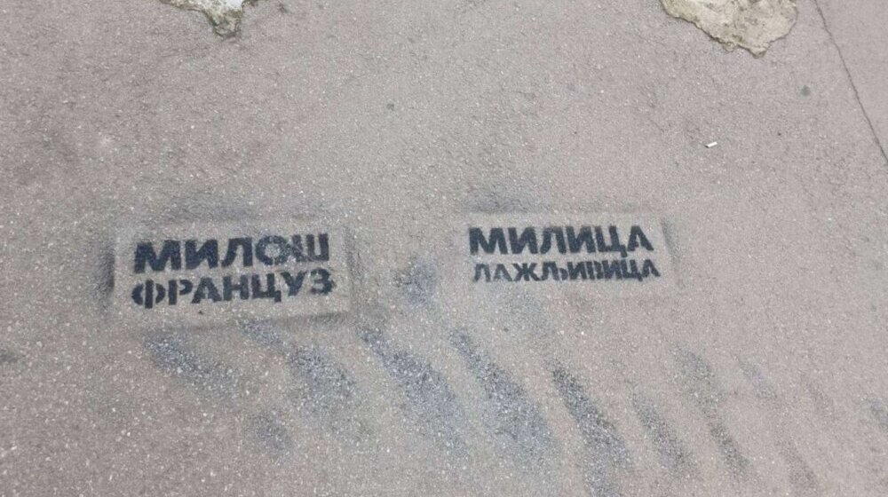 Milivojević: Uvredljivi grafiti protiv opozicije govore da Vučića muči nečista savest 1