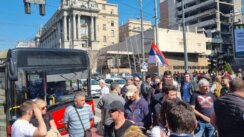 Desnica održala jednočasovni protest ispred zgrade Vlade, najavili pravne korake protiv Vučića 4