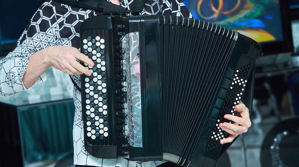 Koncert Miodraga Đorđevića na harmonici u Zrenjaninu 1