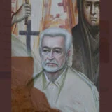 Zdravko Krivokapić na fresci u hramu SPC u Podgorici: "Sa našim đedom uvijek i svuda“ 9