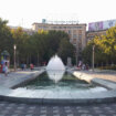 Zelena voda u fontani na Trgu Nikole Pašića 15