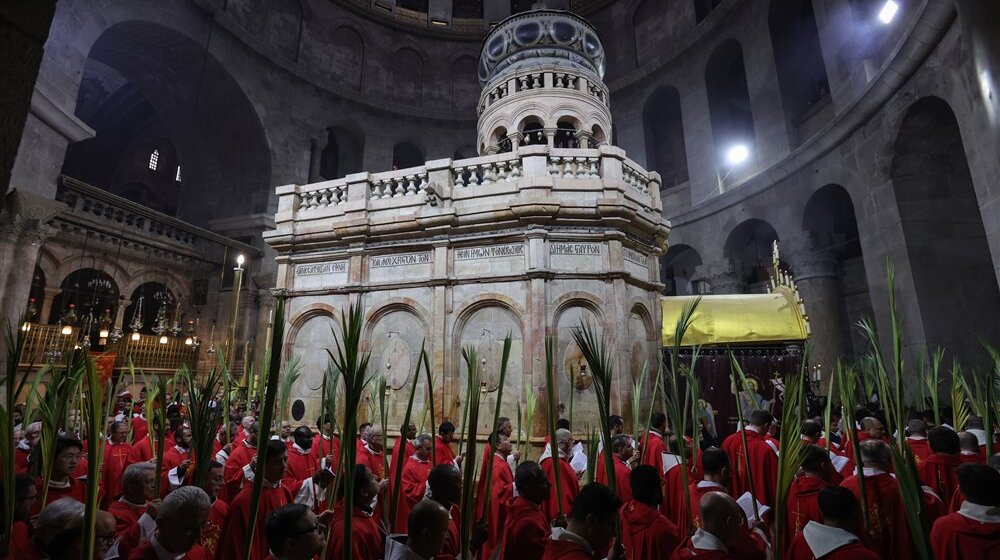 Hiljade hrišćanskih vernika obeležilo praznik Cveti u Jerusalimu 1
