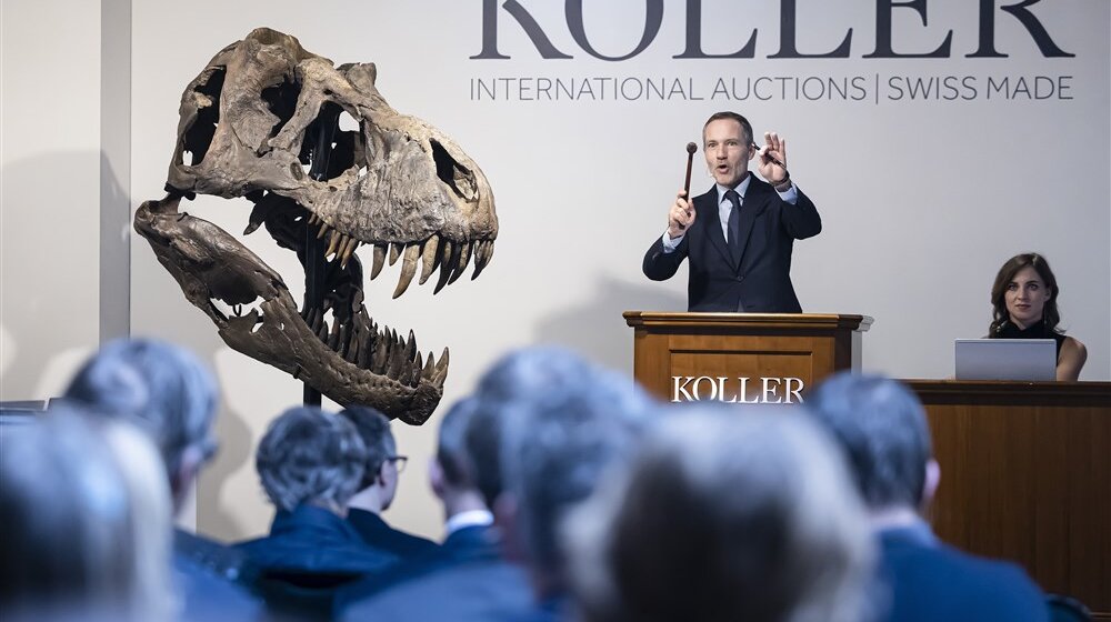 Skelet Tiranosaurusa reksa prodat za 5,55 miliona švajcarskih franaka 1