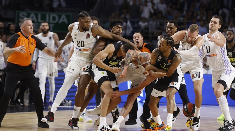 U naredna 24 časa odluka Evrolige o sankcijama zbog tuče igrača Reala i Partizana 1