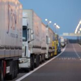 Truck drivers protest at Serbia Croatia border