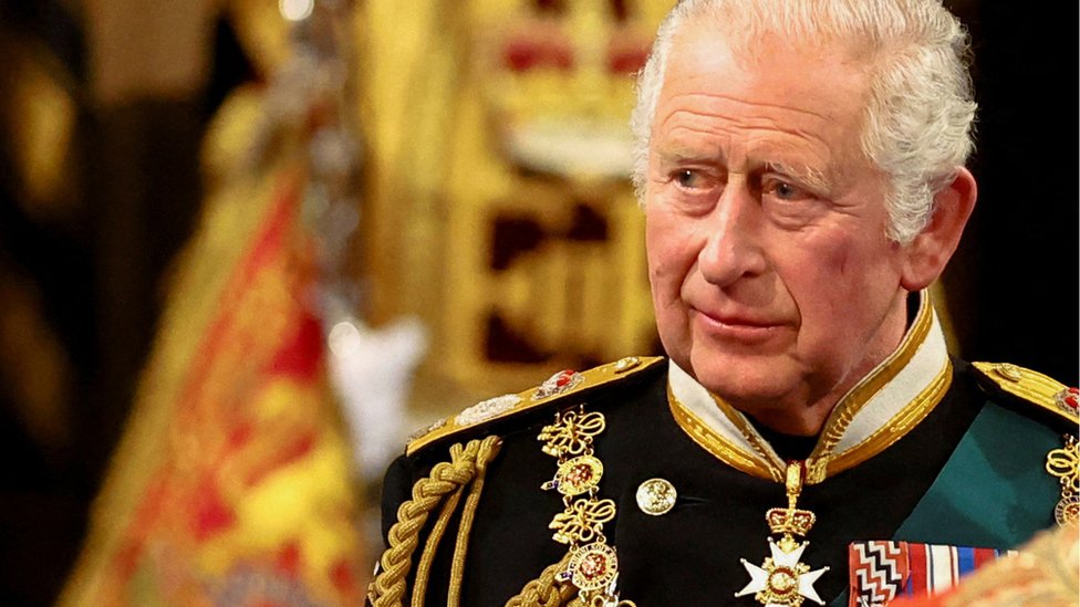 Prince Charles at the state opening of parliament in 2022