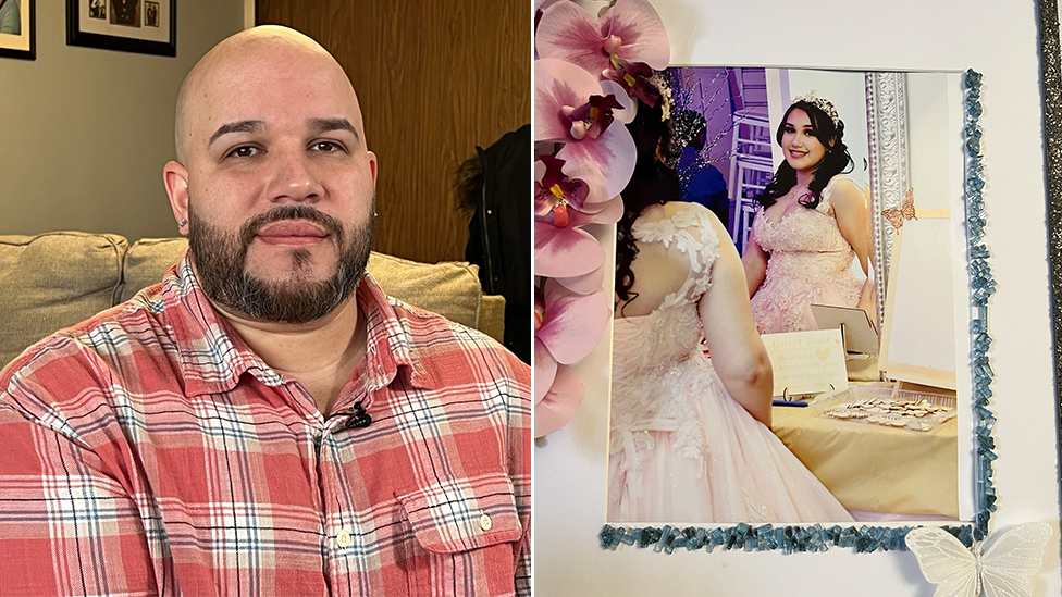 Amerika i oružje: Fantomski pištolji, novi gorući problem u zemlji 1 Manuel (levo) i slika njegove ćerke Ejndželi