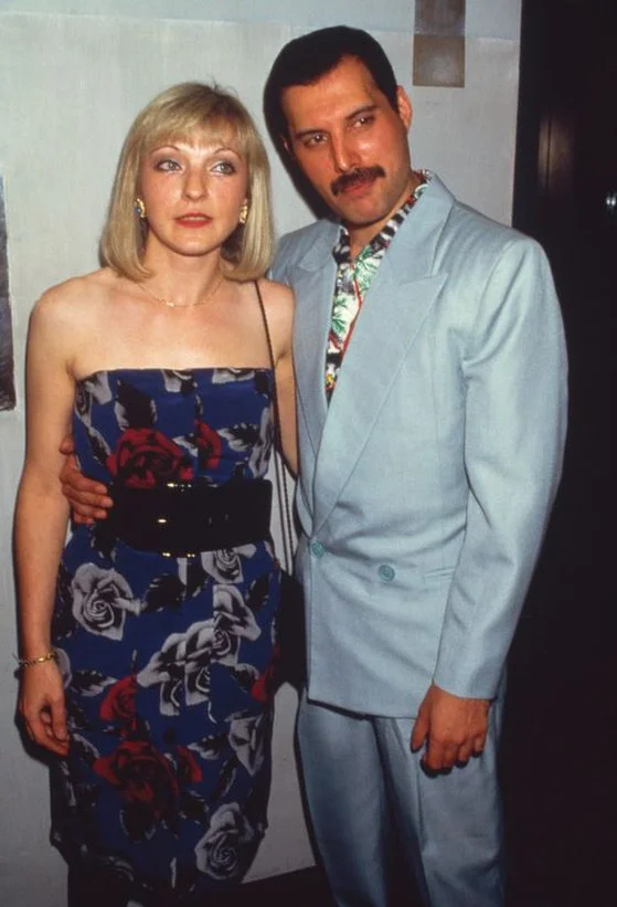 Meri Ostin sa Fredijem 1986. godine