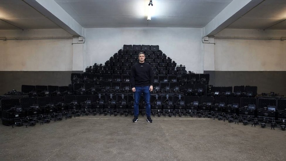 Rusija i Ukrajina: Sve veća ukrajinska vojska dronova 6 Mykhailo Fedorov with drones