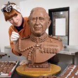 Kralj Čarls Treći: Čokoladna bista u prirodnoj veličini u čast krunisanja 12