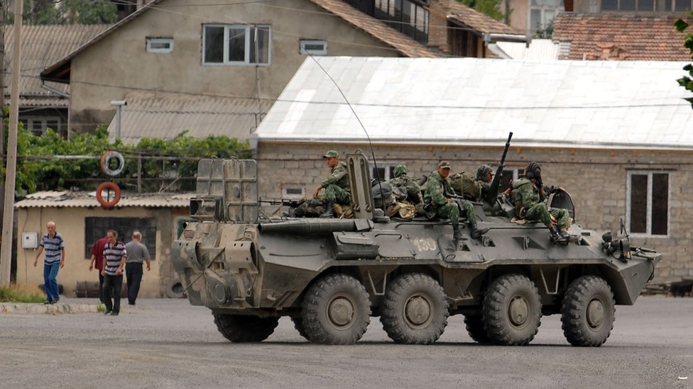 Ruske trupe u Južnoj Osetiji u avgustu 2008. godine
